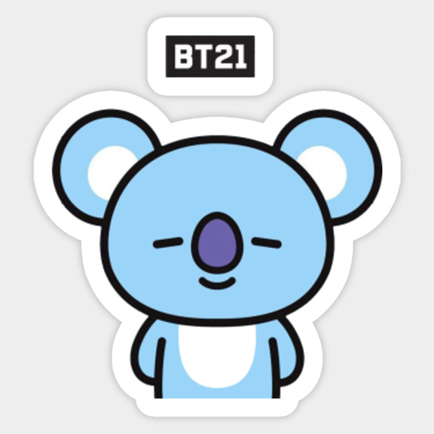  BT21  Koya  Portrait v2 Bt21  Sticker TeePublic AU